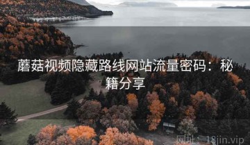 蘑菇视频隐藏路线网站流量密码：秘籍分享